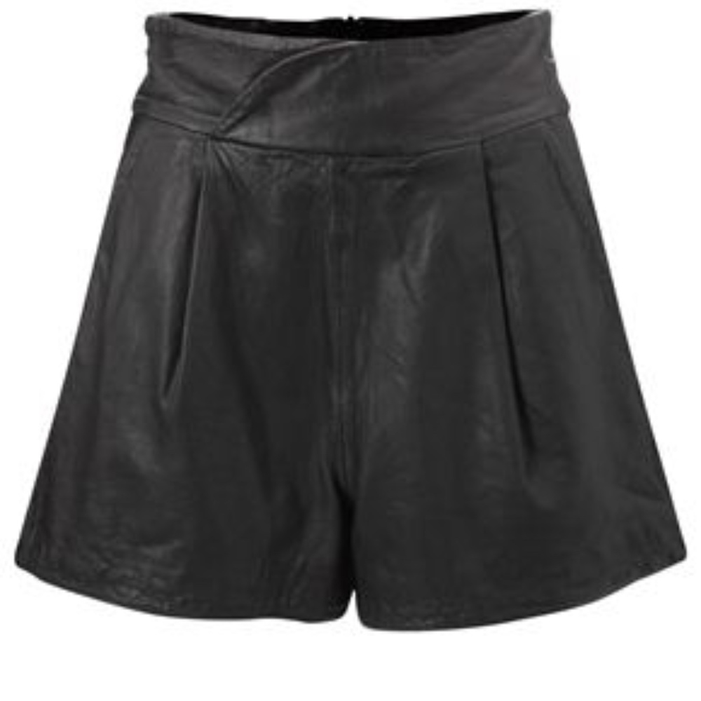 French Connection Genuine Leather Shorts